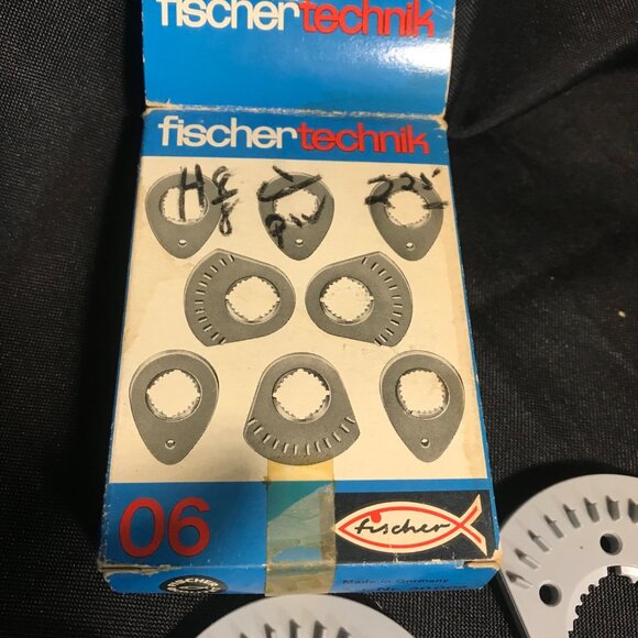 Fischertechnik Mot.1 Vintage Gear Set Construction Kit Germany 1960's - Picture 3 of 4